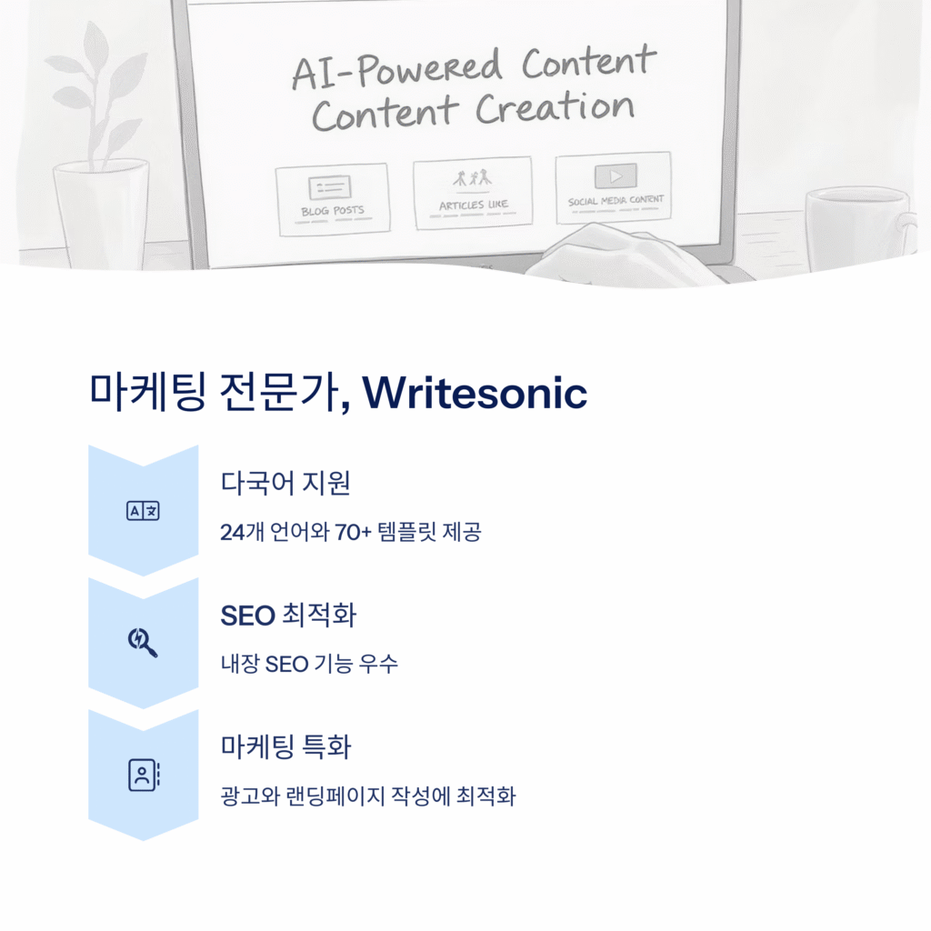 마케틴 전문가, Writesonic
