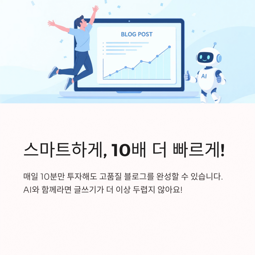 스마트하게, 10배 더 빠르게!